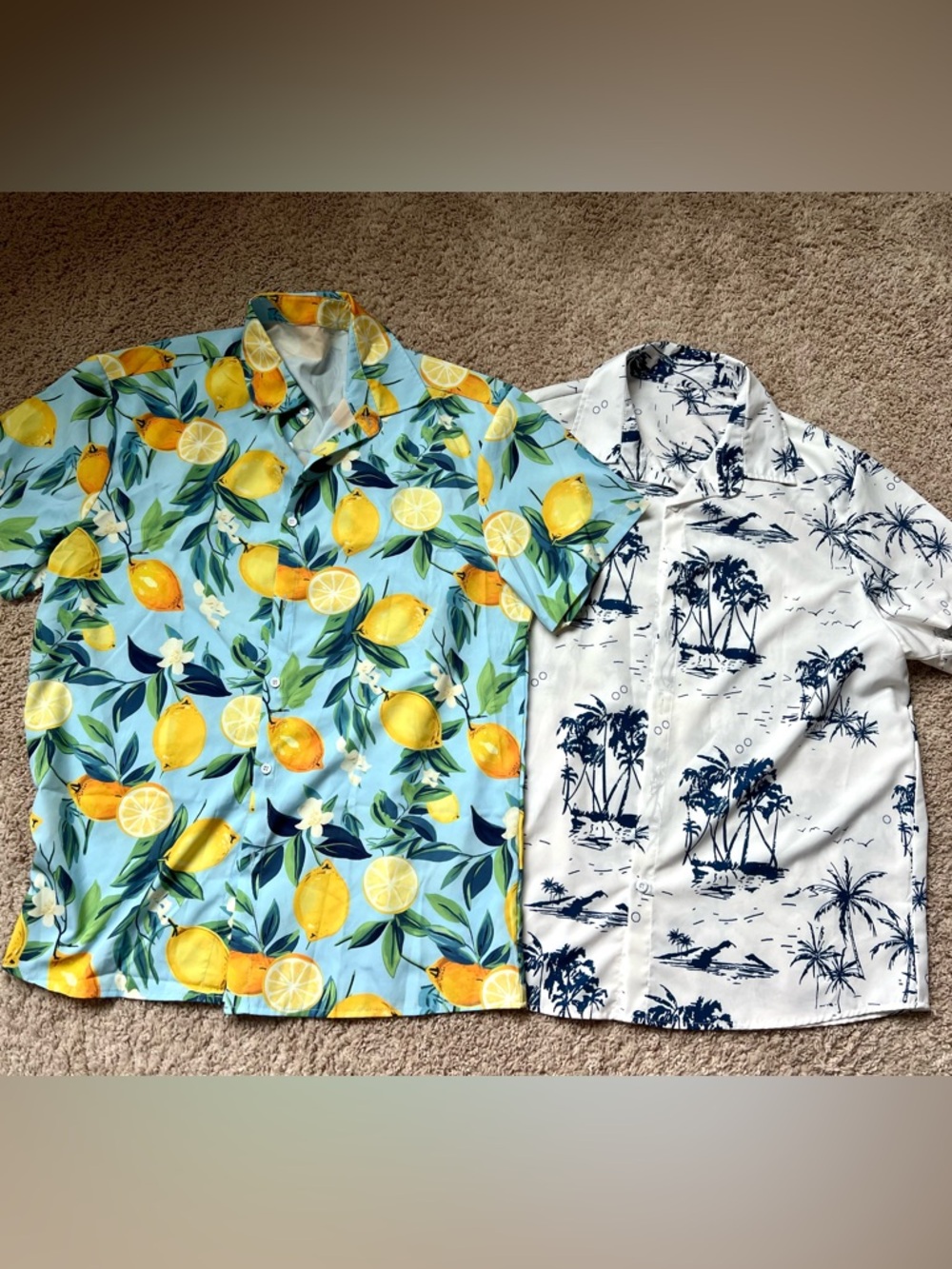 2 For $10! Casual Button-Down Shirts for Men XL